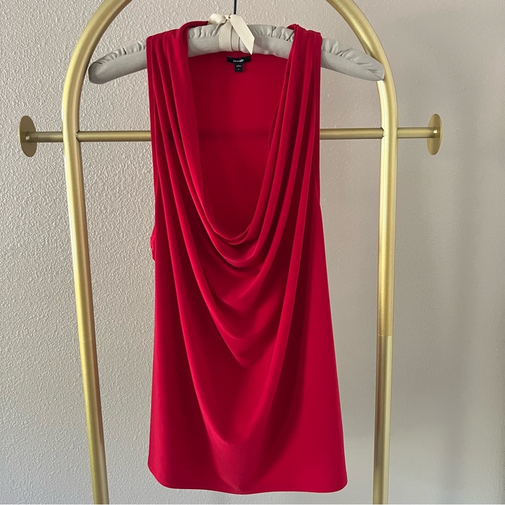 NWOT Express Red Draped Women's Top - Size L